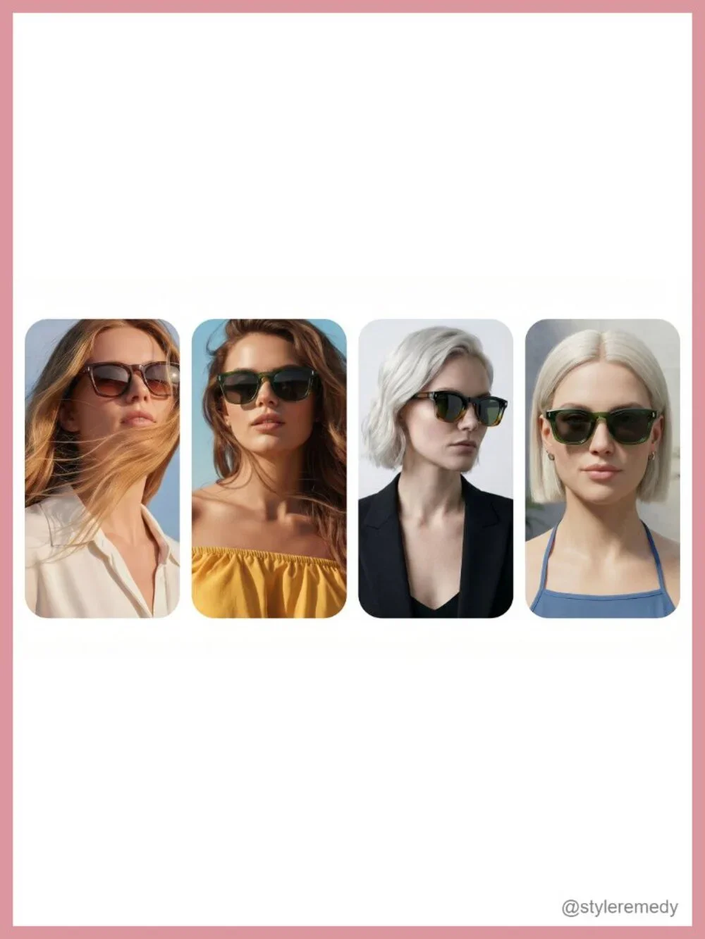 Square Polarized Sunglasses UV400 Retro Driving Shades Unisex